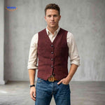 HerringLux™ Vest | Herringbone Wool Warmth & Heritage Style