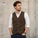 HerringLux™ Vest | Herringbone Wool Warmth & Heritage Style
