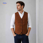 HerringLux™ Vest | Herringbone Wool Warmth & Heritage Style