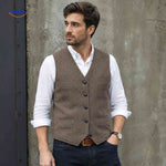 HerringLux™ Vest | Herringbone Wool Warmth & Heritage Style