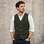 HerringLux™ Vest | Herringbone Wool Warmth & Heritage Style