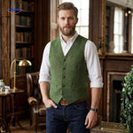 HerringLux™ Vest | Herringbone Wool Warmth & Heritage Style