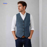 HerringLux™ Vest | Herringbone Wool Warmth & Heritage Style