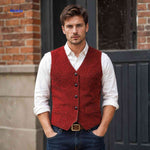 HerringLux™ Vest | Herringbone Wool Warmth & Heritage Style