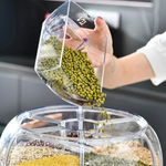 360° Rotating Grain Dispenser | Organized & Space-Saving Kitchen Storage