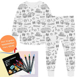 Middo Color-Your-Own Kids Pajama | Creative Bedtime & Reusable Fun