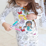 Middo Color-Your-Own Kids Pajama | Creative Bedtime & Reusable Fun
