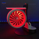 Jetfan™ Handmade Desktop Turbofan | Cooling, Humidifier & Tail Flame