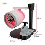 Jetfan™ Handmade Desktop Turbofan | Cooling, Humidifier & Tail Flame