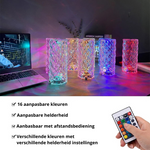 Krystal™ Crystal Table Lamp | 16 RGB Colors & Touch Control