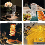 Krystal™ Crystal Table Lamp | 16 RGB Colors & Touch Control