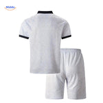 Leander™ Two-Piece Summer Set | Breathable Shirt & Drawstring Shorts