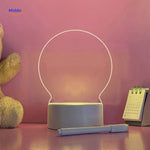 LumiNote™ Desk Lamp | Erasable Memo Board & Clear LED Light