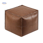 LuxuraSoft™ Leather Tatami Cushion | Durable, Comfortable & Fillable