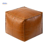 LuxuraSoft™ Leather Tatami Cushion | Durable, Comfortable & Fillable