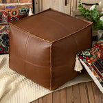 LuxuraSoft™ Leather Tatami Cushion | Durable, Comfortable & Fillable