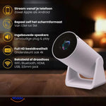 Middo Air X1 Portable Smart Projector | 4K Support & Wi-Fi 6