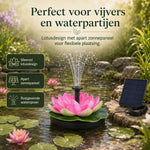 Solar Oasis™ Solar Fountain | Eco-Friendly & Bird-Friendly