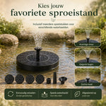 Solar Oasis™ Solar Fountain | Eco-Friendly & Bird-Friendly