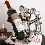 HandmadeBear™ Wine Bottle Holder | Rustic Charm & Handcrafted Design