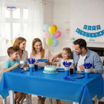 PartyLux™ Tableware Set | 141-Piece Party Kit with Plates, Cups, Cutlery & Tablecloth