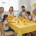 PartyLux™ Tableware Set | 141-Piece Party Kit with Plates, Cups, Cutlery & Tablecloth