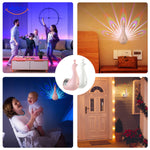 PeacockGlow™ Lamp | Color-Changing Wall Light & Remote Ambiance