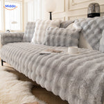 Plushy™ Plush Winter Furniture Covers | Cozy Warmth & Pet Protection
