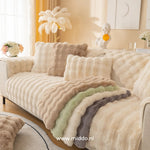 Plushy™ Plush Winter Furniture Covers | Cozy Warmth & Pet Protection