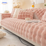 Plushy™ Plush Winter Furniture Covers | Cozy Warmth & Pet Protection