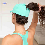 Ponylite™ Ponytail Cap | Magnetic Closure & Quick-Dry Comfort