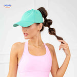Ponylite™ Ponytail Cap | Magnetic Closure & Quick-Dry Comfort