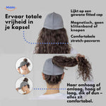 Ponylite™ Ponytail Cap | Magnetic Closure & Quick-Dry Comfort