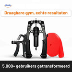 PowerFlex™ Arm Trainer | Adjustable 10-200kg Resistance & Strong Grip