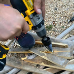 PowerSplit™ Wood Splitting Drill Bit | Split Firewood Fast Without an Axe