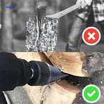 PowerSplit™ Wood Splitting Drill Bit | Split Firewood Fast Without an Axe