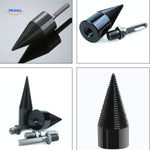 PowerSplit™ Wood Splitting Drill Bit | Split Firewood Fast Without an Axe