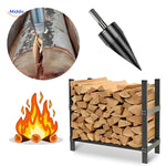 PowerSplit™ Wood Splitting Drill Bit | Split Firewood Fast Without an Axe