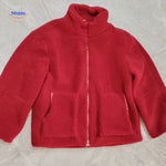 CozyLuxe™ Teddy Wool Coat | High Collar & Soft Faux Lambswool