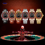 Roulettix™ Watch | Real Spinning Roulette Dial, Glow-in-the-Dark & Water Resistant
