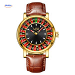 Roulettix™ Watch | Real Spinning Roulette Dial, Glow-in-the-Dark & Water Resistant