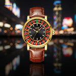 Roulettix™ Watch | Real Spinning Roulette Dial, Glow-in-the-Dark & Water Resistant