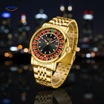 Roulettix™ Watch | Real Spinning Roulette Dial, Glow-in-the-Dark & Water Resistant