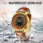 Roulettix™ Watch | Real Spinning Roulette Dial, Glow-in-the-Dark & Water Resistant