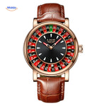 Roulettix™ Watch | Real Spinning Roulette Dial, Glow-in-the-Dark & Water Resistant