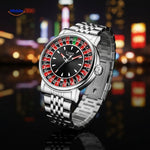 Roulettix™ Watch | Real Spinning Roulette Dial, Glow-in-the-Dark & Water Resistant