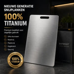 SafeCut™ 100% Titanium Cutting Board | Plastic-Free & Odor-Free