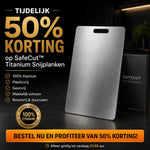 SafeCut™ 100% Titanium Cutting Board | Plastic-Free & Odor-Free