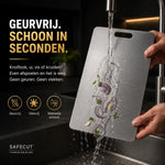 SafeCut™ 100% Titanium Cutting Board | Plastic-Free & Odor-Free