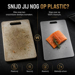 SafeCut™ 100% Titanium Cutting Board | Plastic-Free & Odor-Free